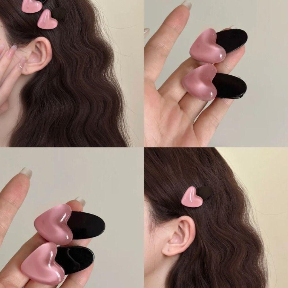 

Hair Accessories Side Bangs Clip Dopamine Broken Clip Sweet Hairpin