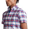 Polo Ralph Lauren Ss26 Logo Embroidered Plaid Oxford Short Sleeve Shirt Classic Edition Men shirts MNPOWOV1N820052-999