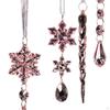 5 Pieces Acrylic Icicles for Christmas Tree Decoration