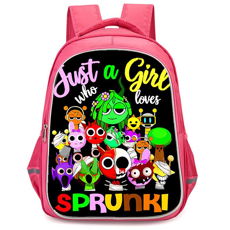 Rhythm Box Sprunki Hra Anime Batoh Studentský Školní Taška Počítačová Taška