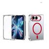 Magnetic Clear Phone Case IPhone Duo Slim Shockproof Protective Cover Minimalist Design Men