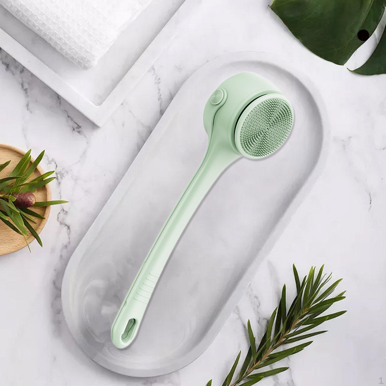 

Щетка для очищения тела, вращающаяся конструкция для спины и зелёный