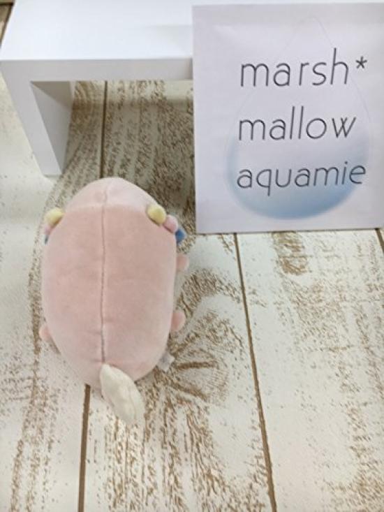 Ribuhaato mascot marshmallow aquamie axolotl length fluffy and chewy (total approx. 11cm) 58205-23