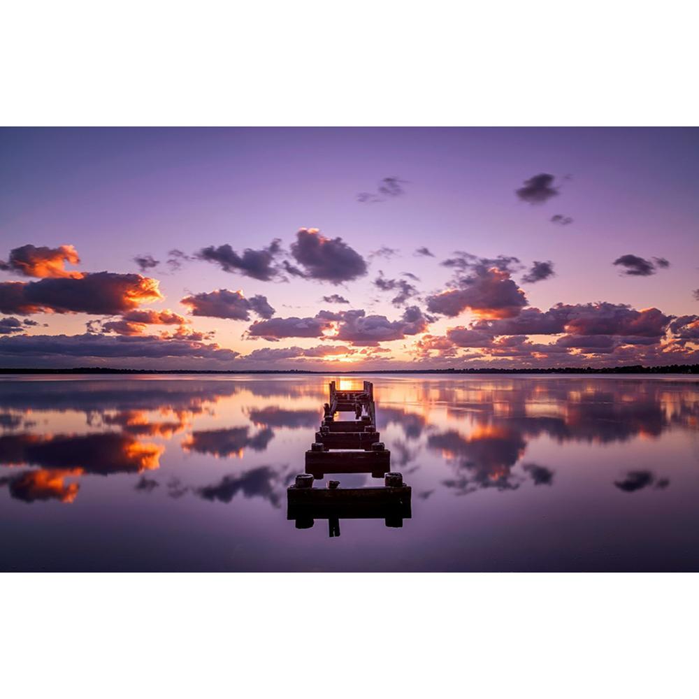 5D Diamond Painting Sunset Landscape Diy Round Water Diamond Embroidery Beach Mosaic Pattern Complete Design Home Decoration