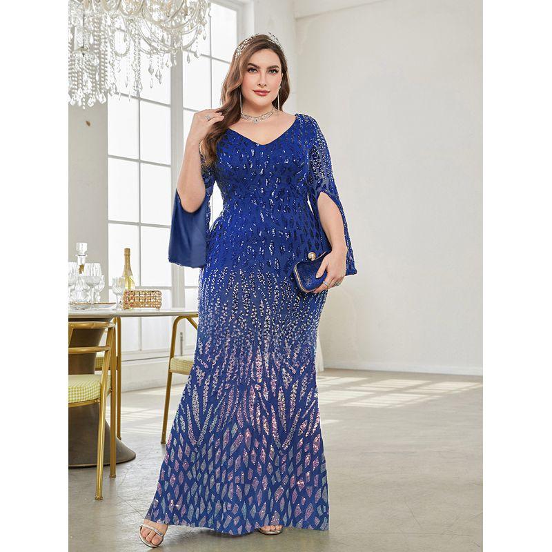Plus Size Evening Party Dress Sexy Long Dress Maxi Plus Size Dress