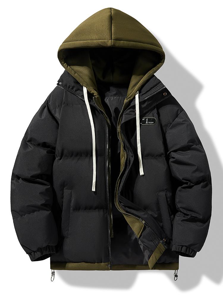 Clothing New Fleece Lined Parka Outdoor Warm Snow Men's Long Coat Parkas Clothes Fashion Men's Winter Hooded Jacket Puffer Parka