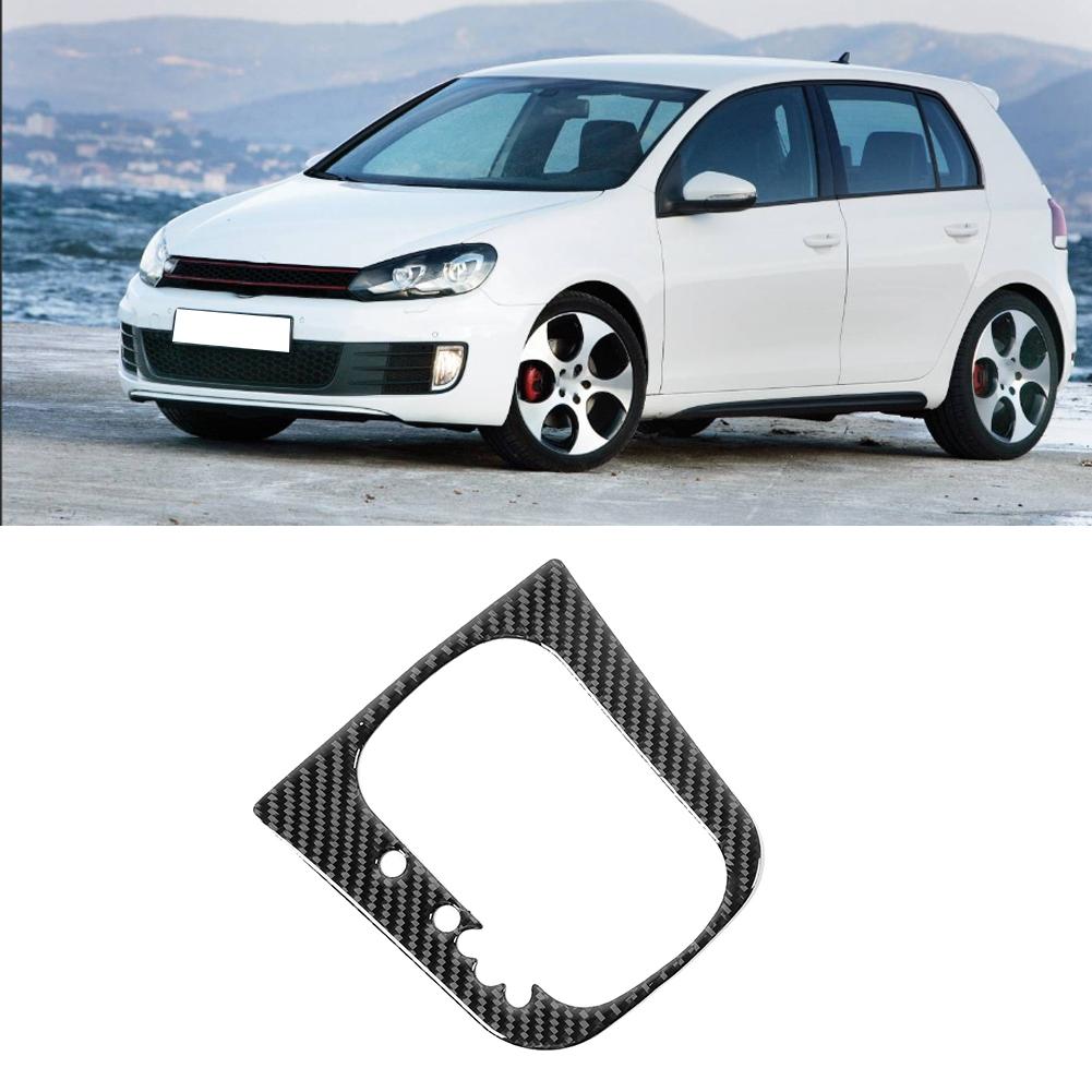 Carbon Fiber Gear Shift Panel Cover Trim Car Interior DecorationB Type