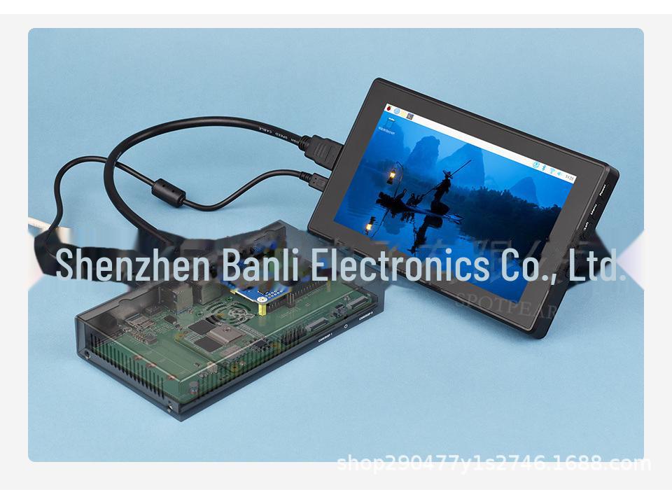 Raspberry Pi 5 Slim PoE HAT mit Ethernet RJ45 und 5V/5A Netzteilerweiterung für CM5