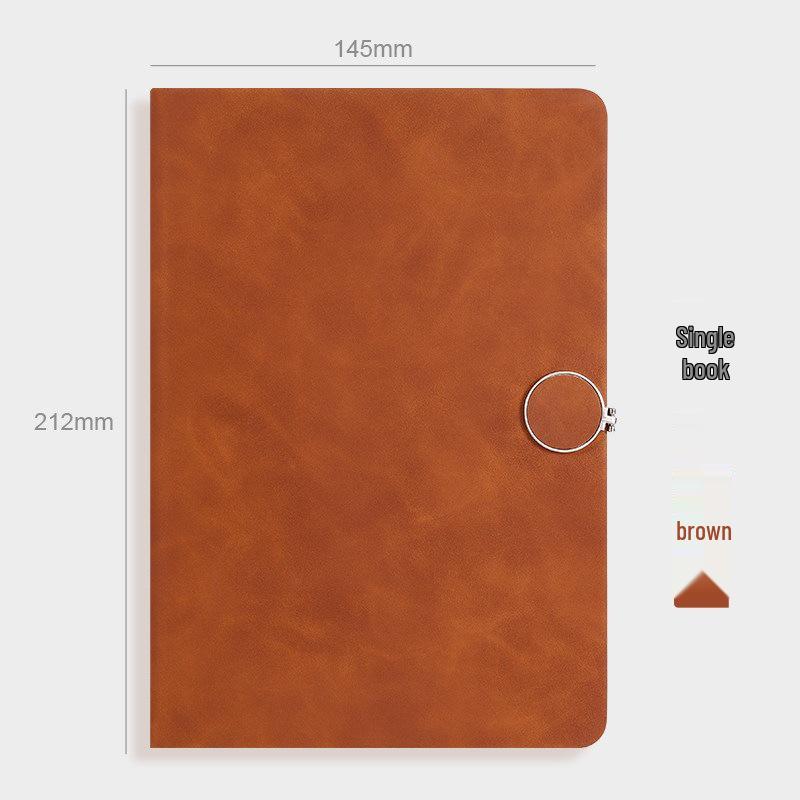 Customizable A5 Leather Business Diary with Buckle