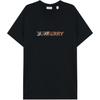 T Shirts Men's Black Crew Neck Moderate Straight Fit 81227231