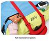 Large Capacity Color Block Travel & Sports Bag with Wet/Dry Separation