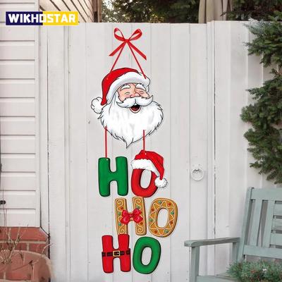 Merry Christmas Door Hanger New Year Party Pendants Xmas Tree Hanging Oranment Santa Claus Snowman Christmas Decoration for Home