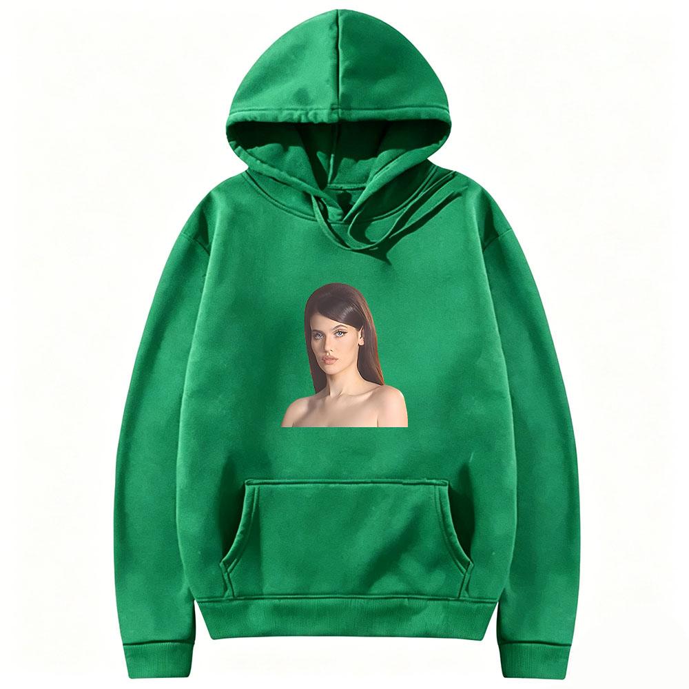 Sienna Spiro Besucher Cover Hoodies Mode Lässiges Oberteil Damen Langarm Kordelzug Kapuzenpullover Streetwear Pullover Kapuzenpullover