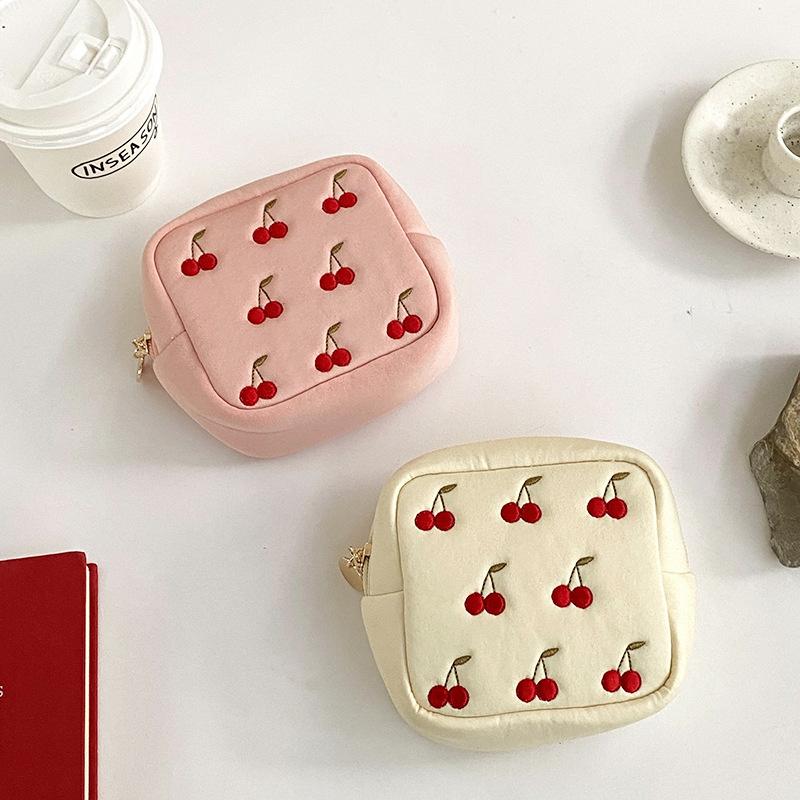Small Earphone Lipsticks Sanitary Pads Storage Organizer Pouch Case Mini Zipper Women's Makeup Cosmetic Bag Coin Purse Wallet