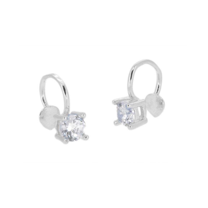 Minimalist Zircon Stud Earrings: Versatile and Stylish INS-Inspired Ear Clips