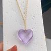 Heart Pendant Necklace Alloy Chain Necklace Neck Jewelry Pendant Choker Necklace