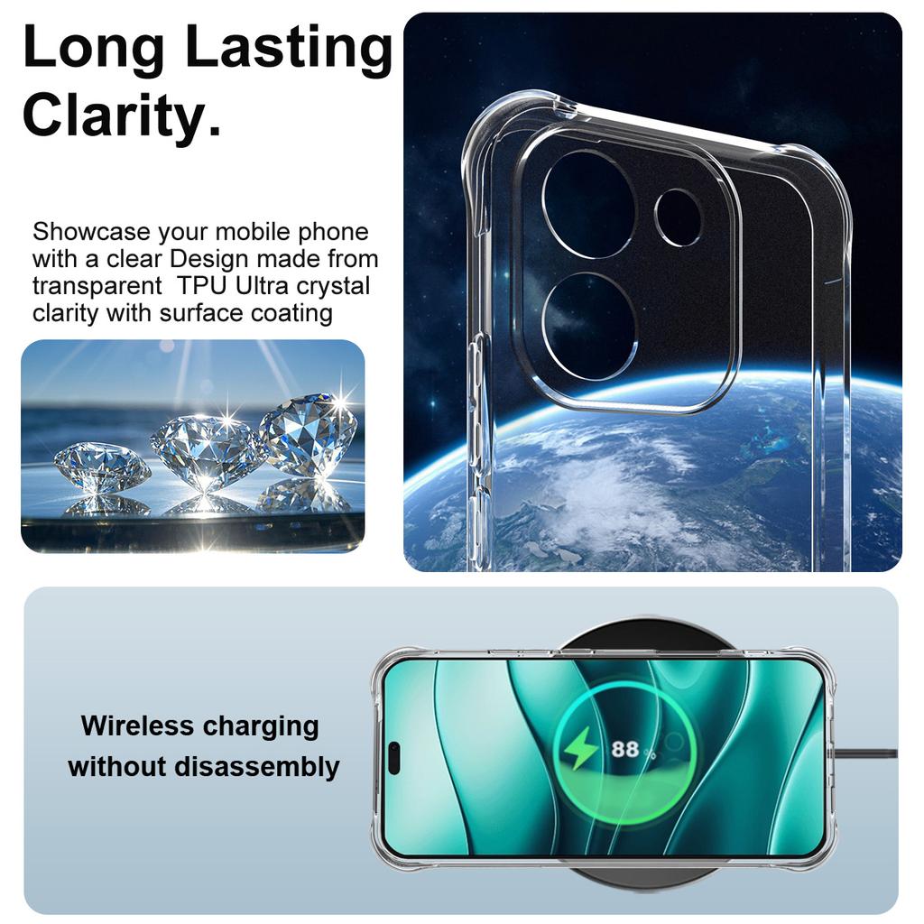 For Honor X70i 5G Phone Case IMAK Shock-resistant Soft Case