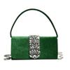 Borsa Luminosa Donna Strass Cena All-match Matrimonio Borsa a Mano Nicchia Monospalla Cross-body