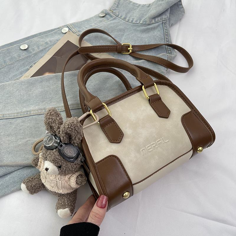 Simple Retro Small Bag Women's Autumn New Fashion One-shoulder Crossbody Bag Women's Hand-held Commuter Pillow Bag