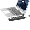 Seven-Port USB Hub with Switch for Desktop and Laptop Expansion