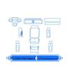 Chery Fengyun X3 Interior Protection Film Set: Center Console & Gear Shift Panel