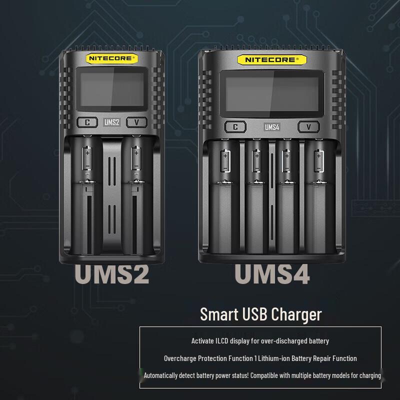 Nitecore UMS2 Smart Dual Slot Charger