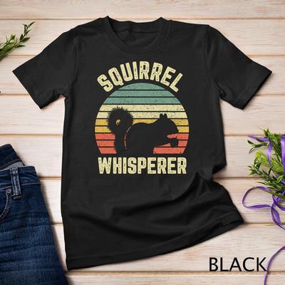 Tričko veverka Veverčí šeptal Milovník Retro Unisex Tričko