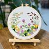 Simple Floral Embroidery Kit – DIY Handmade Fabric Art with Creative Design