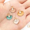 20pcs Ocean Theme Enamel 20pcs Pendants Bracelet Clam Shell  Necklace