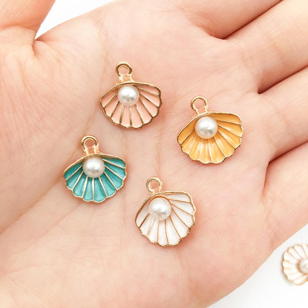 20pcs Ocean Theme Enamel 20pcs Pendants Bracelet Clam Shell  Necklace