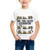 3D Pattern Printing Fashion T-Shirt  Element Printing Summer New Boy Personalized Cool Tops Kids Funny T Shirt