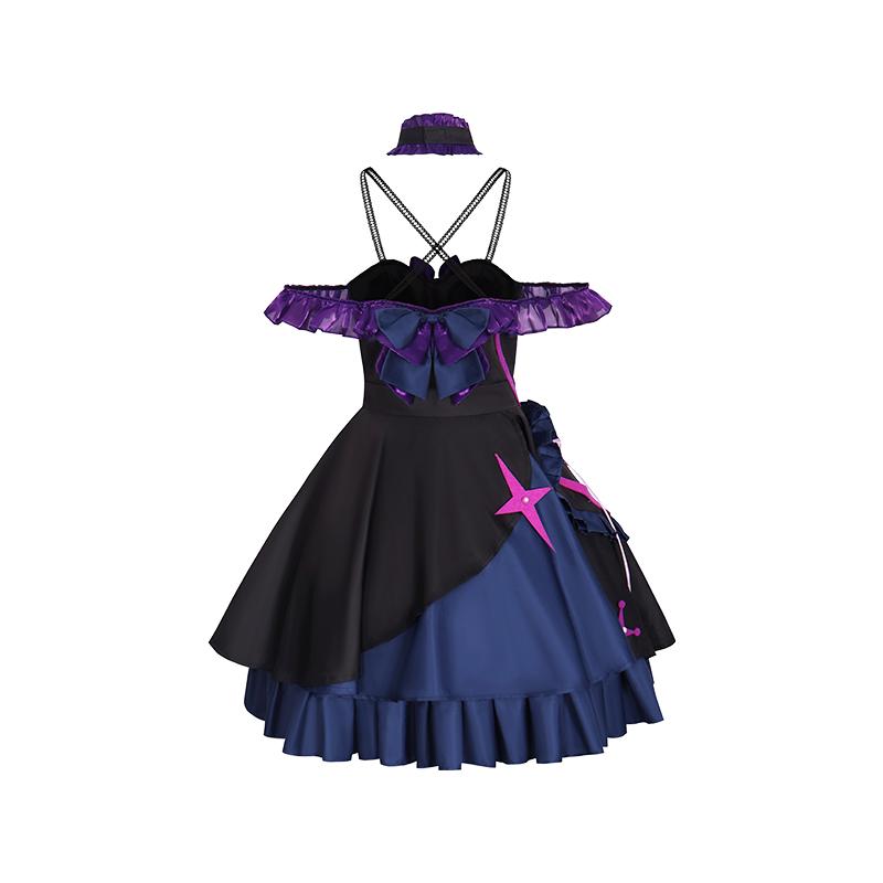 Cos Anime Honor Of Kings Cute Purple Dress Angel Cosplay Costume Full Set For Halloween Game Party Costume For Woman