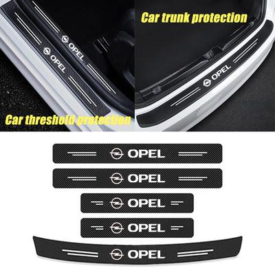 New Car 3D Carbon Flber Car Door SIll Protector Scratch Proof Tape For Insignia Astra Antara Meriva Zafira H G Corsa