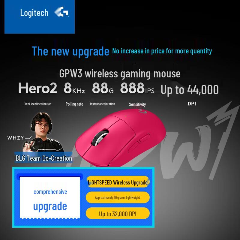 Logitech G PRO X2 SUPERLIGHT Wireless Gaming Mouse