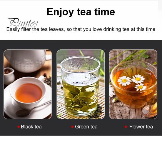 Stainless Steel Tea Infuser Strainer Stainless Steel Tea Diffuser Mesh Strainer with Hanging Hook Handle Tea Maker for Loose Leaf Tea Portable Tea
