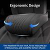 Car SUV Sedan Leather Seat Soft and Comfortable Headrest Pillow for Travel Car Headrest Memory Foam Driving Neck Pillow