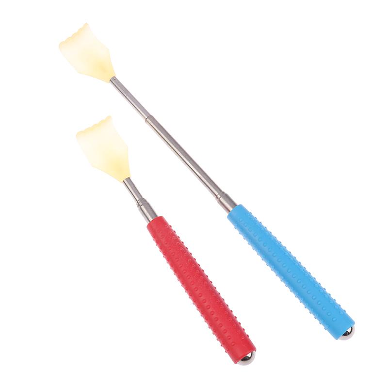 Portable Back Scratcher Telescopic Scratching Massager Back Scraper Tickling Itch Body Scratch Stick With Steel Ball Gift