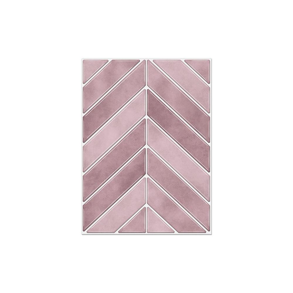 Mehrfarbige Fliesenwandaufkleber Wasserdicht 3D-Fliesen 3D-Küchenwandpapier Selbstklebend Abziehbar und Aufklebbar Spritzschutz-Aufkleber