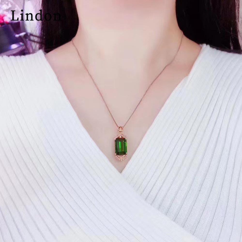 

Женское ожерелье Lindon, кулон из медного сплава, циркон, модный подарок