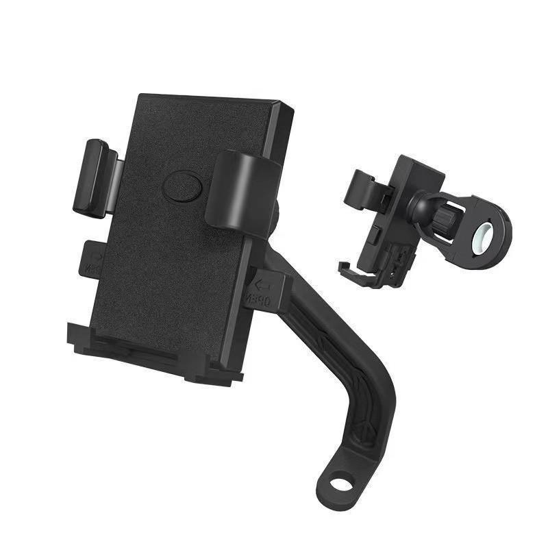 Bike and Motorcycle Mobile Phone Holder for Navigation N1 Enhanced Anti-Shock + Handlebar + Quick Release