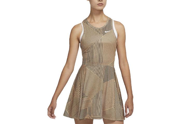 Nike Sleeveless Dress Women s Brown DD2745-811 L