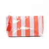 Modern Pvc Cosmetic Bag With Striped Design For Travel And Daily Use