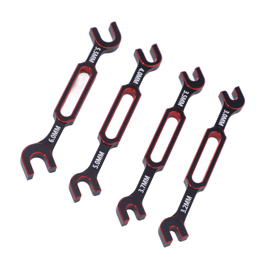 4ST RC Nyckel 3.0mm 3.2mm 3.5mm 3.7mm 4.0mm 5.0mm 5.5mm 6.0mm Spännskruvsmutter Kulledsborttagare RC Universell Reparation