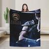 Scorpion VS Sub Zero Blanket Fleece Mortal Kombat MK11 Breathable Blankets for Sofa Outdoor Plush Thin Quilt