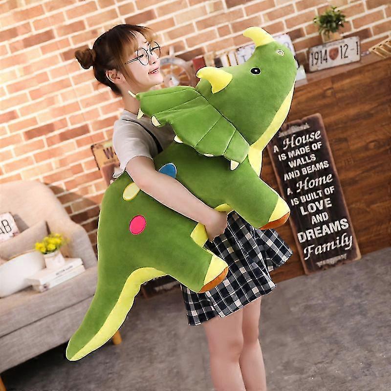 Triceratops Plush Toy Stuffed Dinosaur Plushie Pillow Soft Fluffy Doll Present