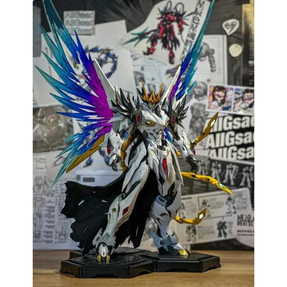 In Stock Motor Nuclear Mg 1/100 Aobing-Nezha-Bai Qi-Cao Ren Alloy Skeleton Movably Assembles Mecha Model Plus Collects Playthings Gifts
