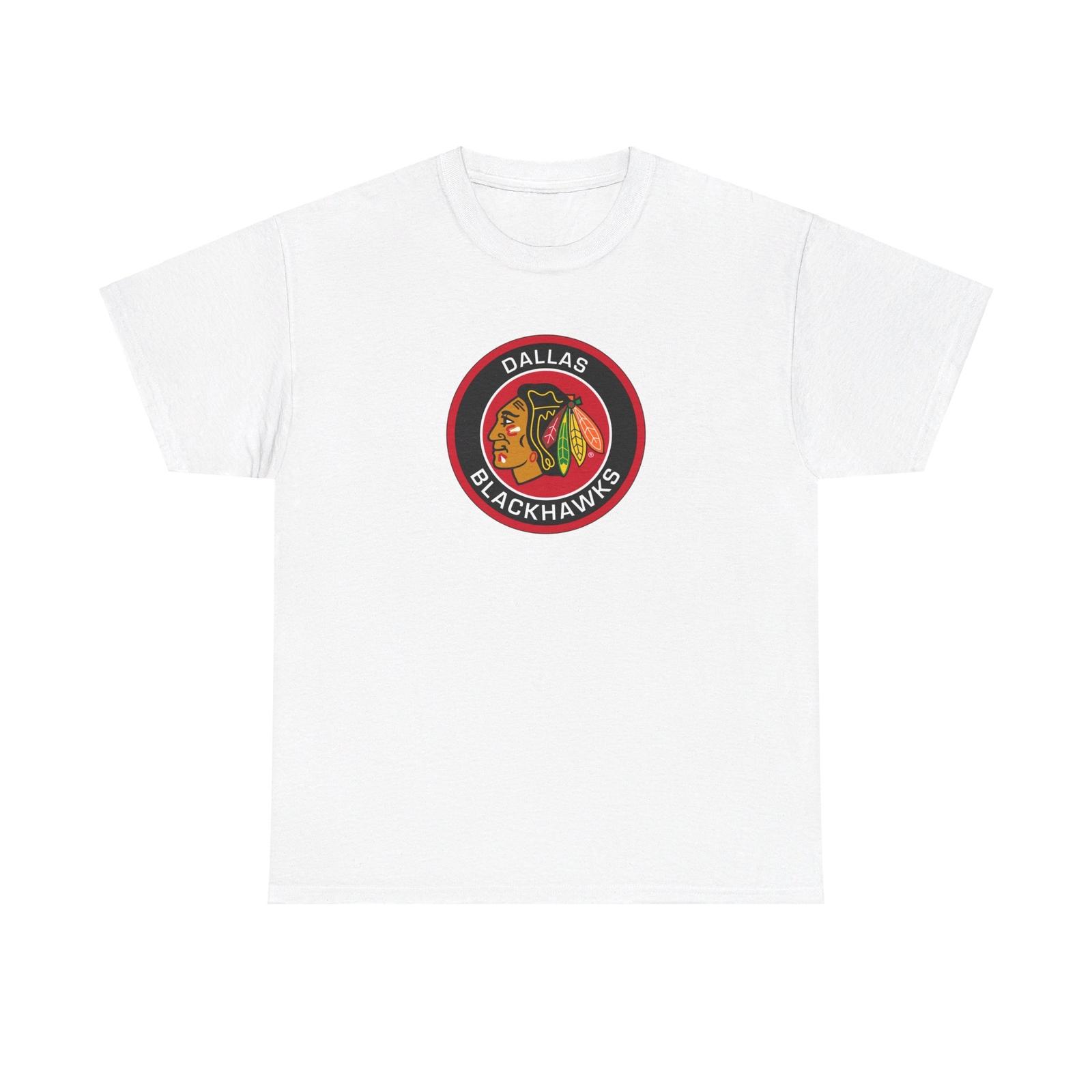 Dallas Blackhawks Hockey Unisex Heavy Cotton T-Shirt Mens Womens Tees Top T-Shirt Mens Womens Tees Top Tee XL