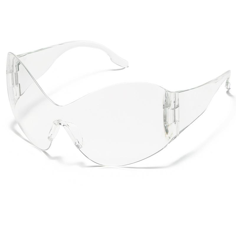 

Европейские и американские новые солнцезащитные очки для горячих девушек, футуристические цельные солнцезащитные очки в стиле тысячелетия, солнцезащитные очки без оправы