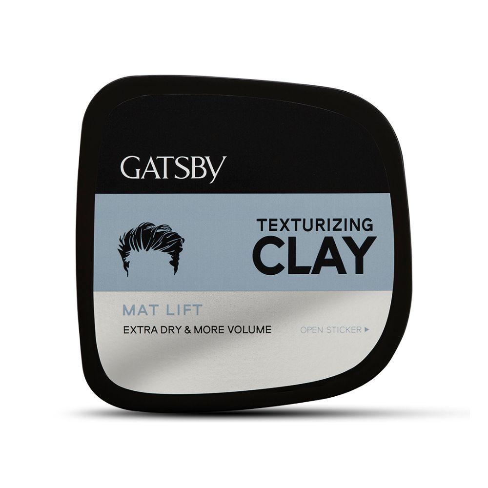 

Gatsby Texturizing Clay Wax For Men 75g Matte Finish Strong Hold Volumizing Hair Clay For Natural Look & Messy Hairstyles