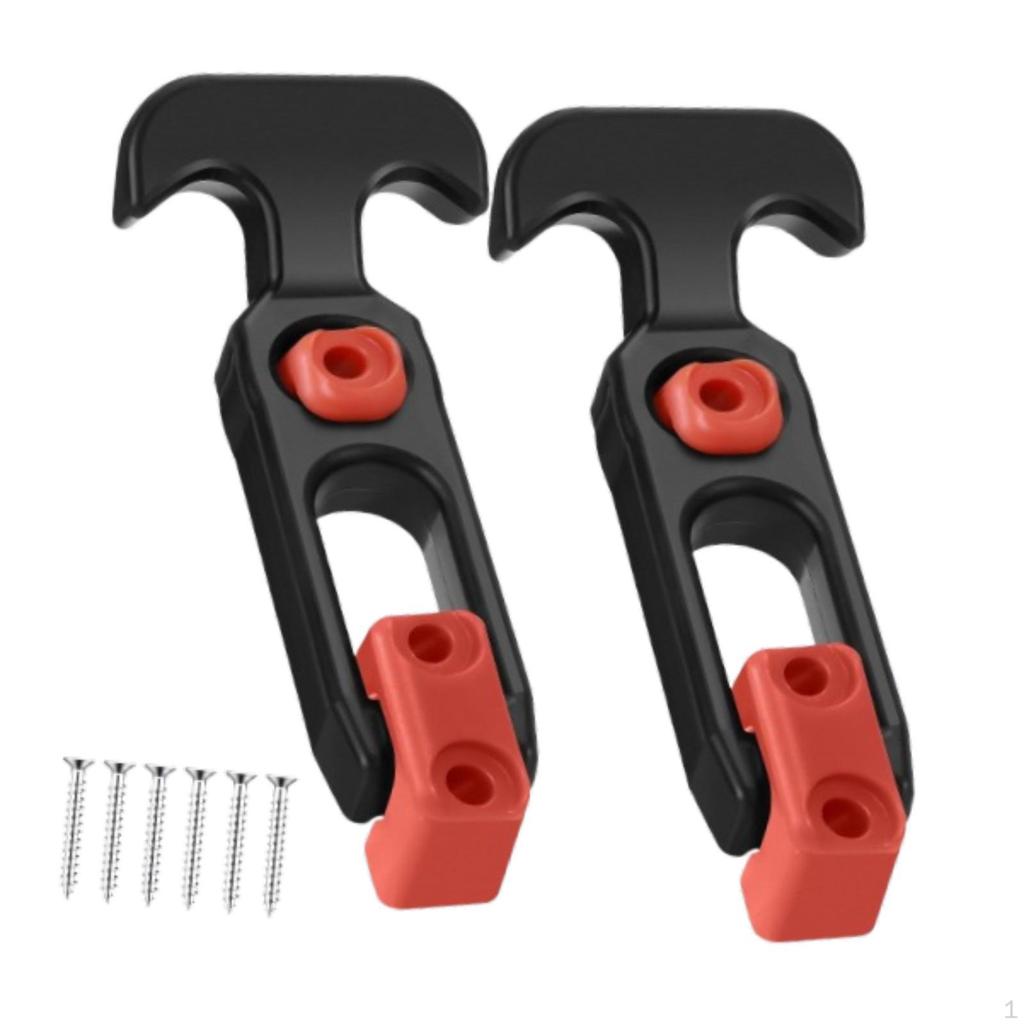 2 Pieces T Handle Hasp Draw Latch latches Elastic Shock Absorption Replacement Rubber Flexible,